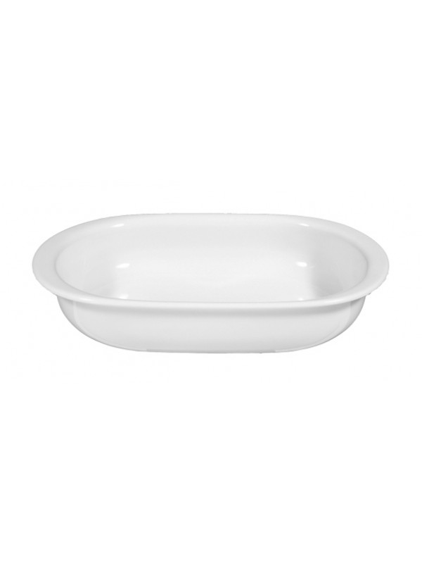 SELTMANN WEIDEN Auflaufform oval 25,5x16,5 cm Lukullus weiss