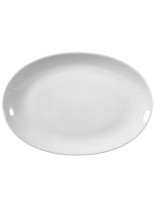 SELTMANN WEIDEN Servierplatte oval 38,5x26 cm Rondo/Liane weiß 