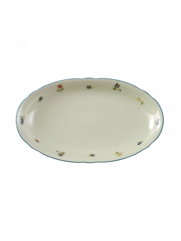 SELTMANN WEIDEN Servierplatte oval 23,5x14 cm Marie-Luise Streublume 