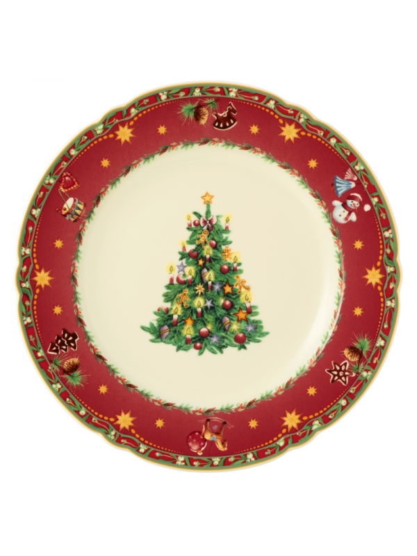 SELTMANN WEIDEN Speiseteller rund 25 cm Marie-Luise Weihnachtsnostalgie 