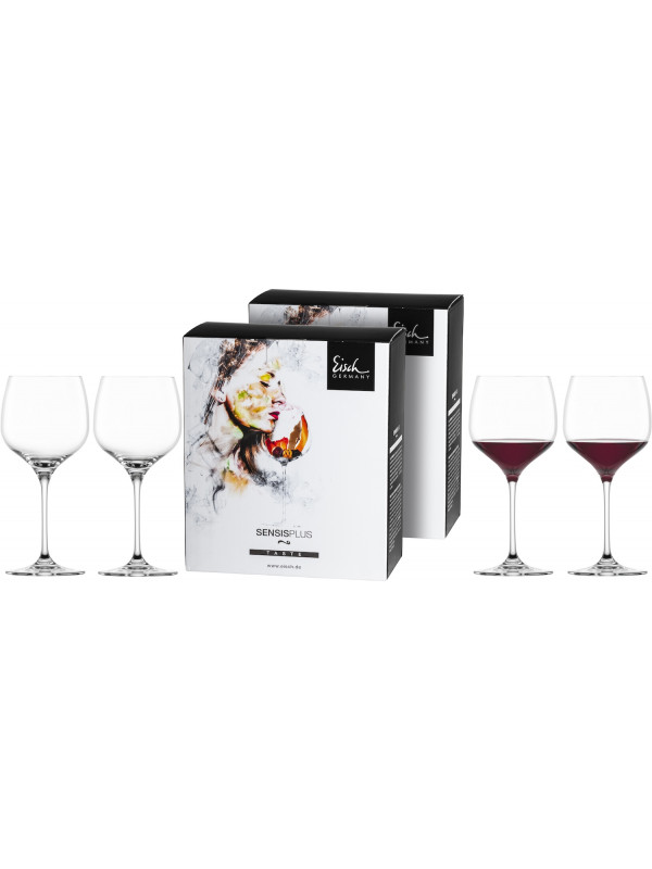 EISCH Burgunderglas Superior SENSISPLUS – 4 Stück im Geschenkkarton