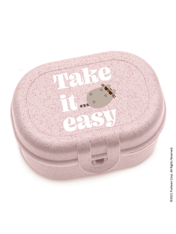 KOZIOL Lunchbox PASCAL MINI PUSHEEN TAKE IT EASY organic pink pusheen