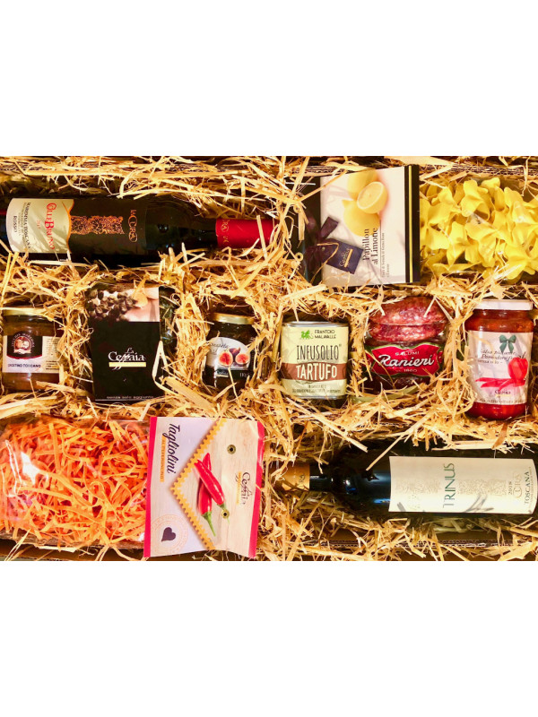 "Lucia-Grande" Italienische Geschenkbox aus Pinienholz von La Colombaina