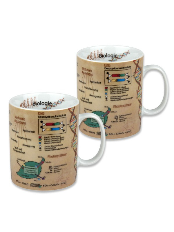 KÖNITZ 2er-Set Wissensbecher Biologie