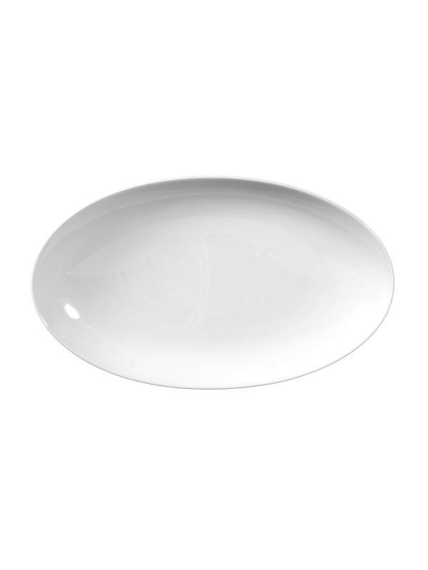 SELTMANN WEIDEN Servierplatte oval 24x14,5 cm Rondo/Liane weiß 
