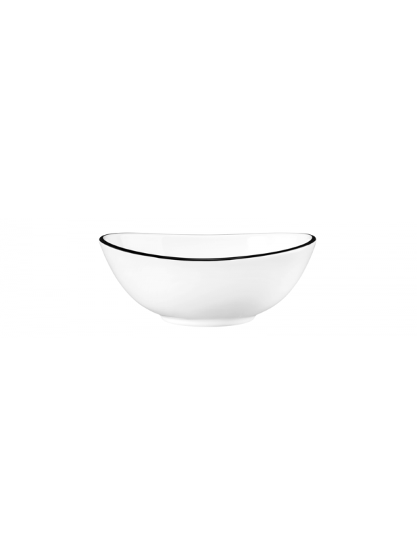 SELTMANN WEIDEN Bowl oval M5306 12 cm Modern Life Black Line 