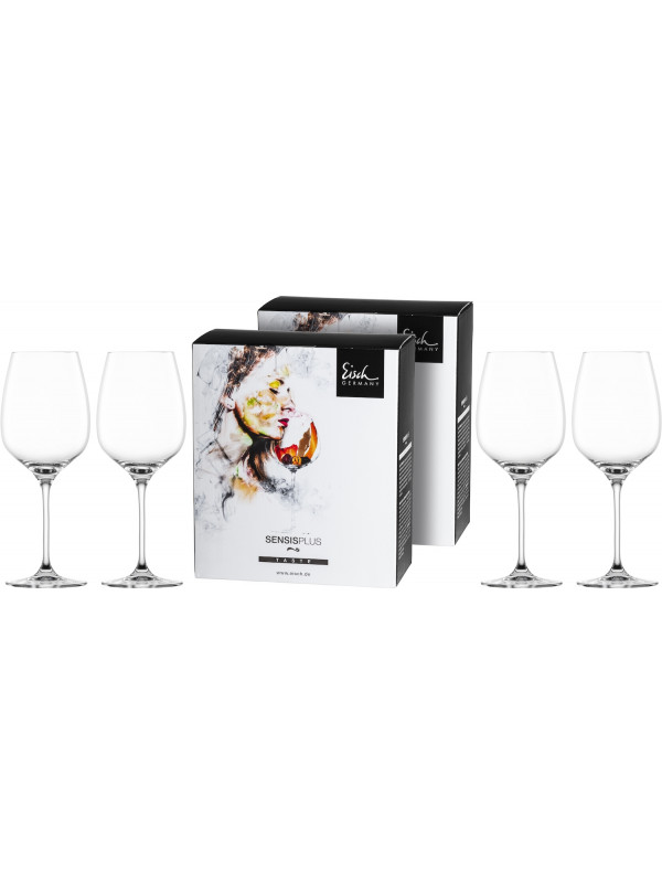 EISCH Rotweinglas Superior SENSISPLUS - 4 Stück im Geschenkkarton