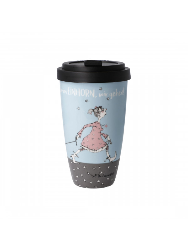 GOEBEL Mug to go Die sind doch alle verrückt Barbara Freundlieb