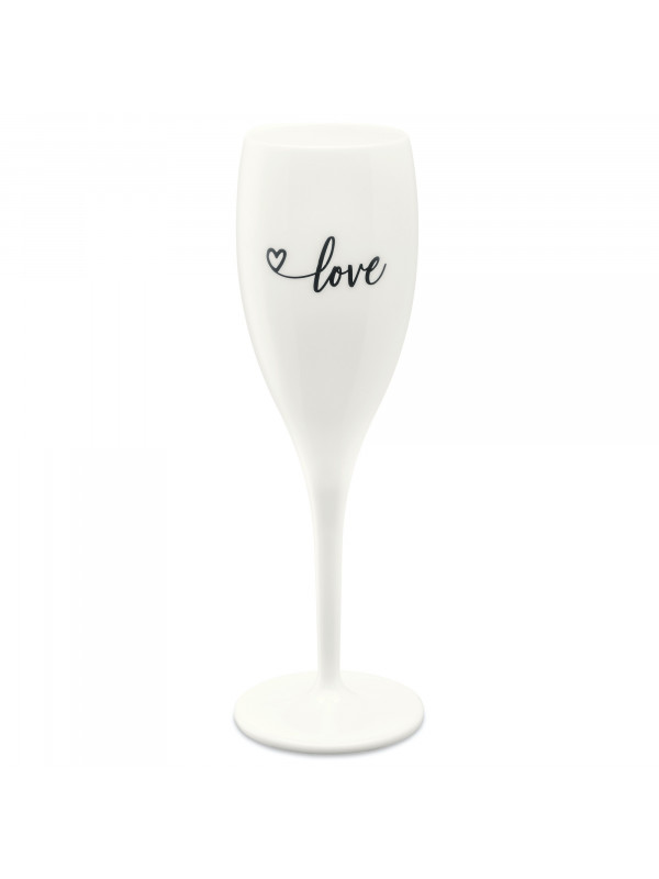 KOZIOL Sekt-/Champagnerglas Superglas 100 ml CHEERS No. 1 Love 2.0