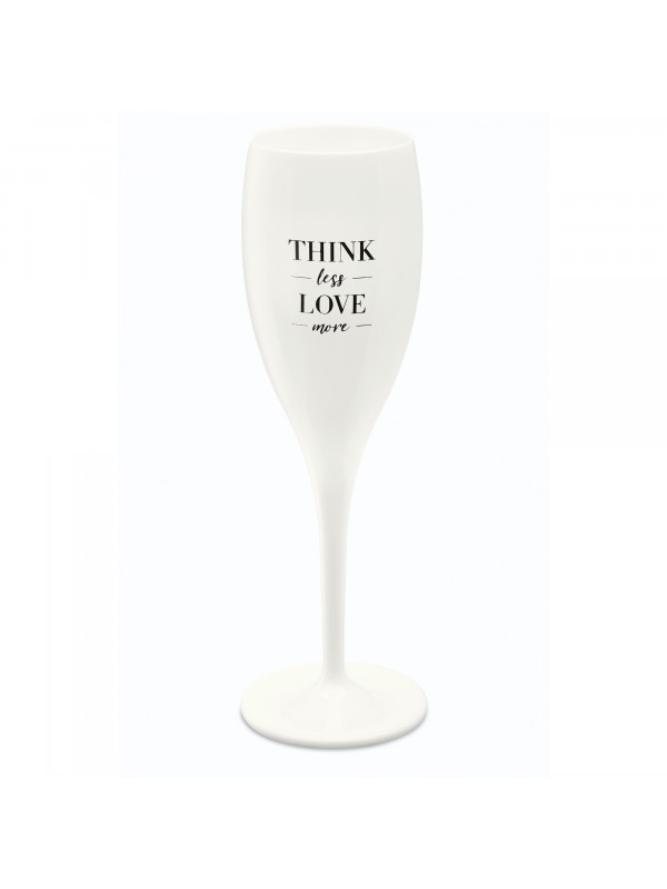 KOZIOL Sekt-/Champagnerglas Superglas CHEERS No. 1 Think less love more