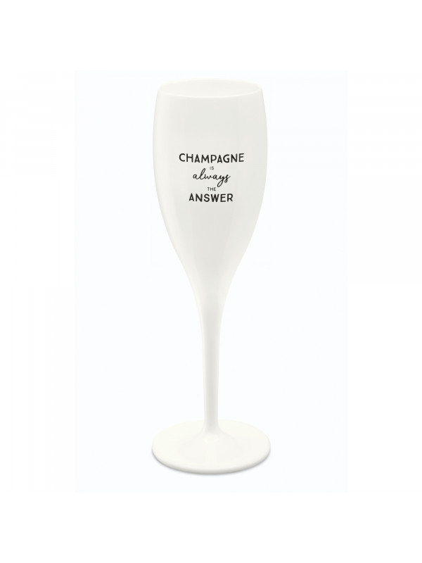 KOZIOL Sekt-/Champagnerglas Superglas CHEERS No. 1 Champagne is the answer