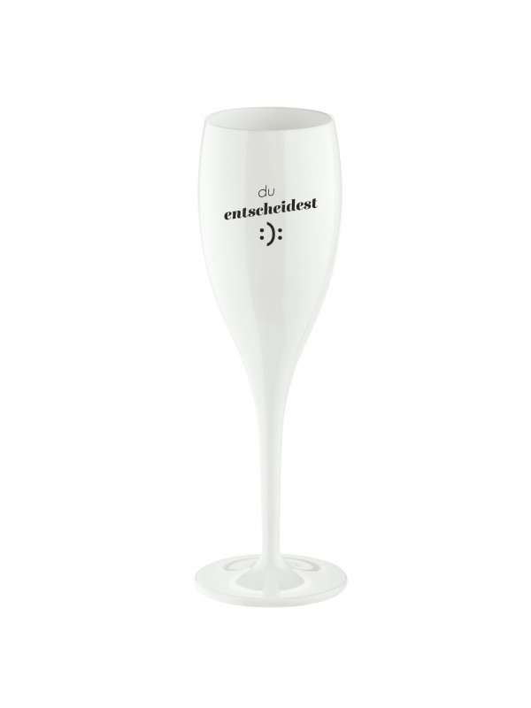 KOZIOL Sekt-/Champagnerglas Superglas CHEERS No. 1 Du entscheidest