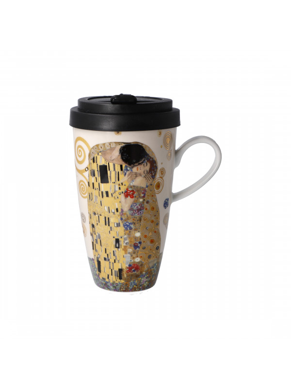 GOEBEL Mug to go Der Kuss Artis Orbis Gustav Klimt