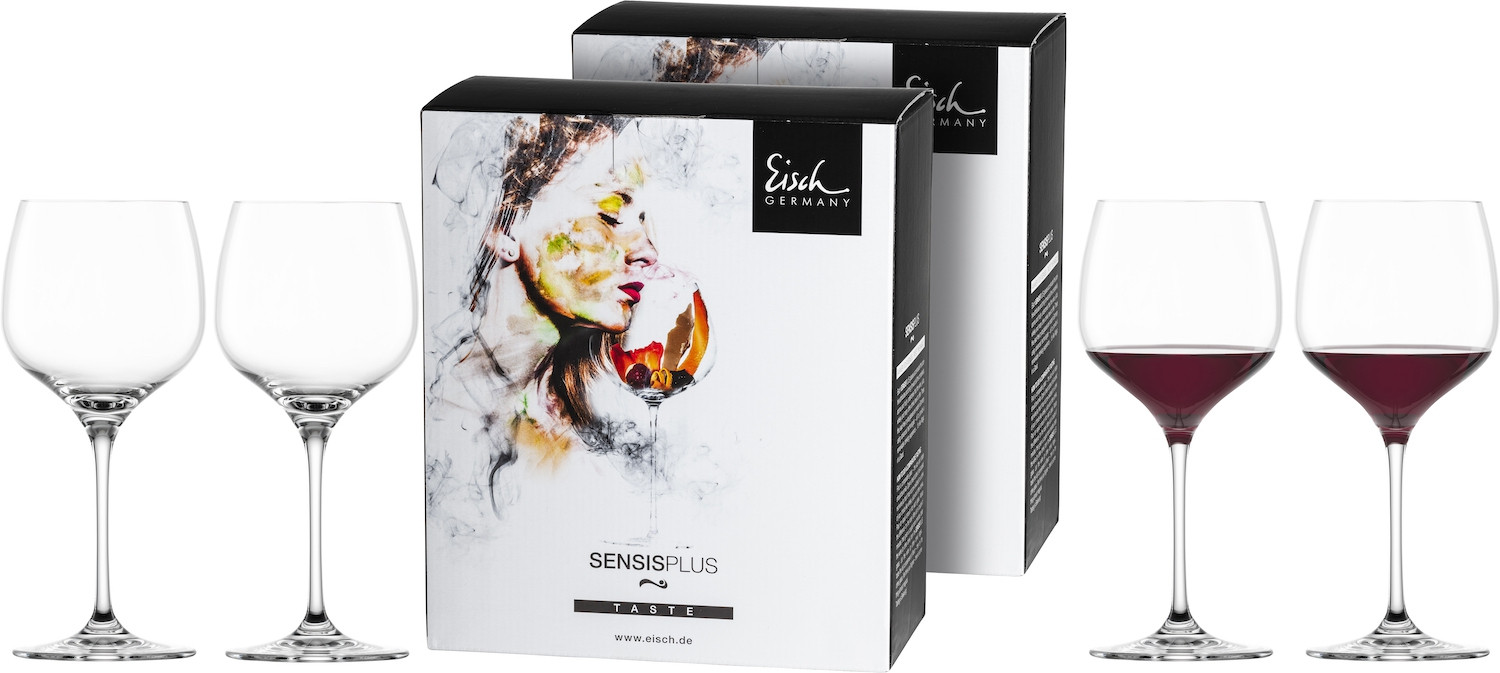 EISCH Burgunderglas Superior SENSISPLUS – 4 Stück im Geschenkkarton