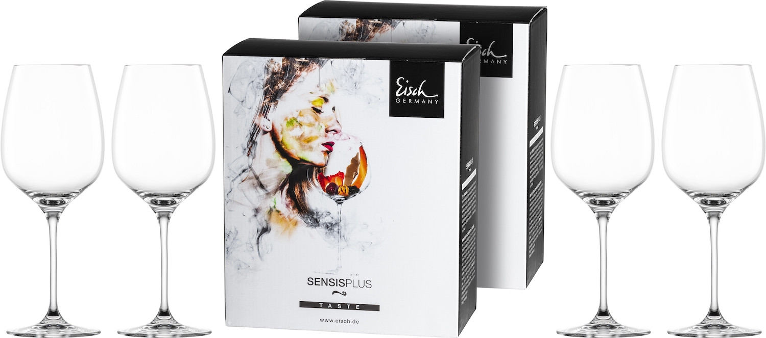EISCH Rotweinglas Superior SENSISPLUS - 4 Stück im Geschenkkarton