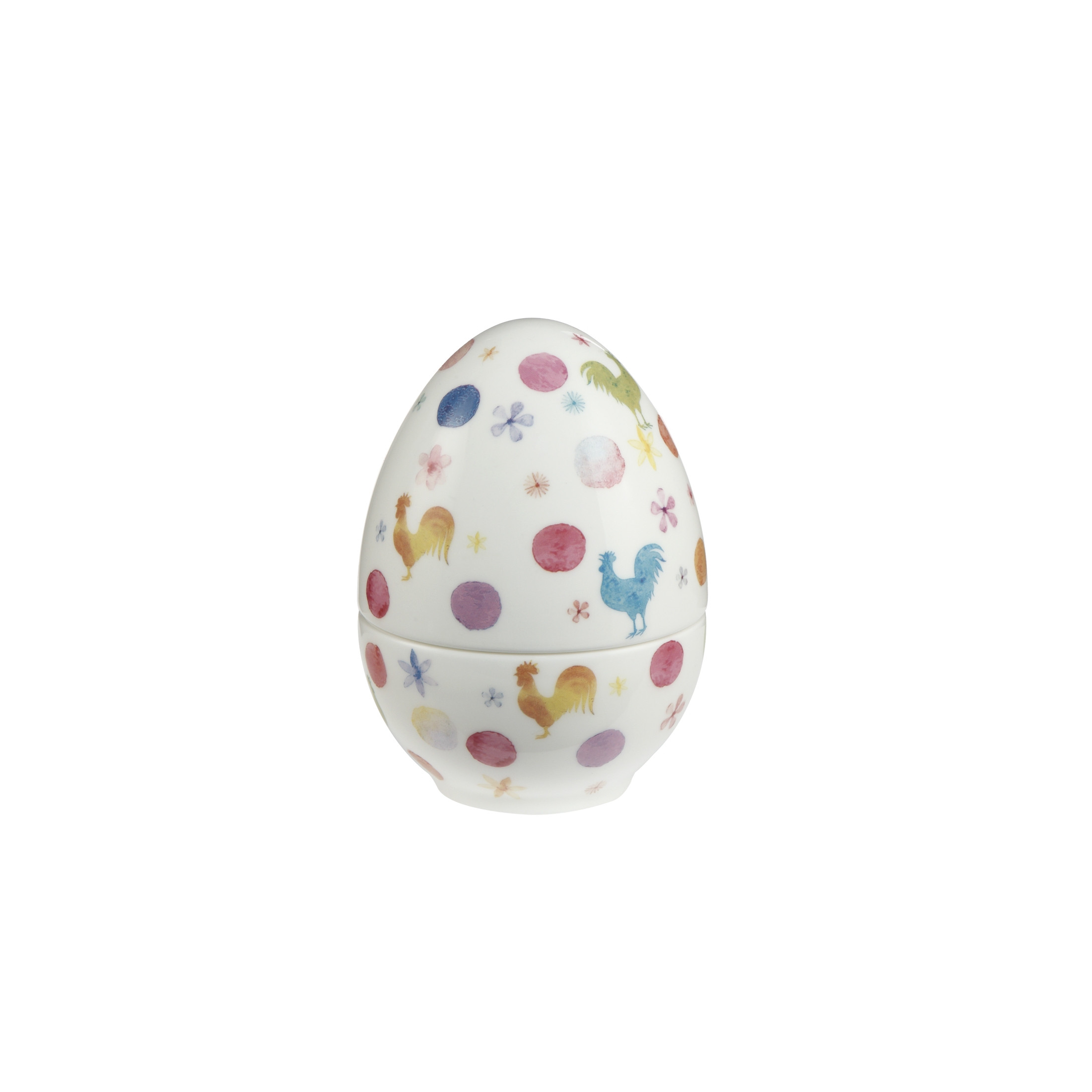 GOEBEL Ei-Dose 11 cm - Bunte Osterzeit Fitz & Floyd Spring-Collection