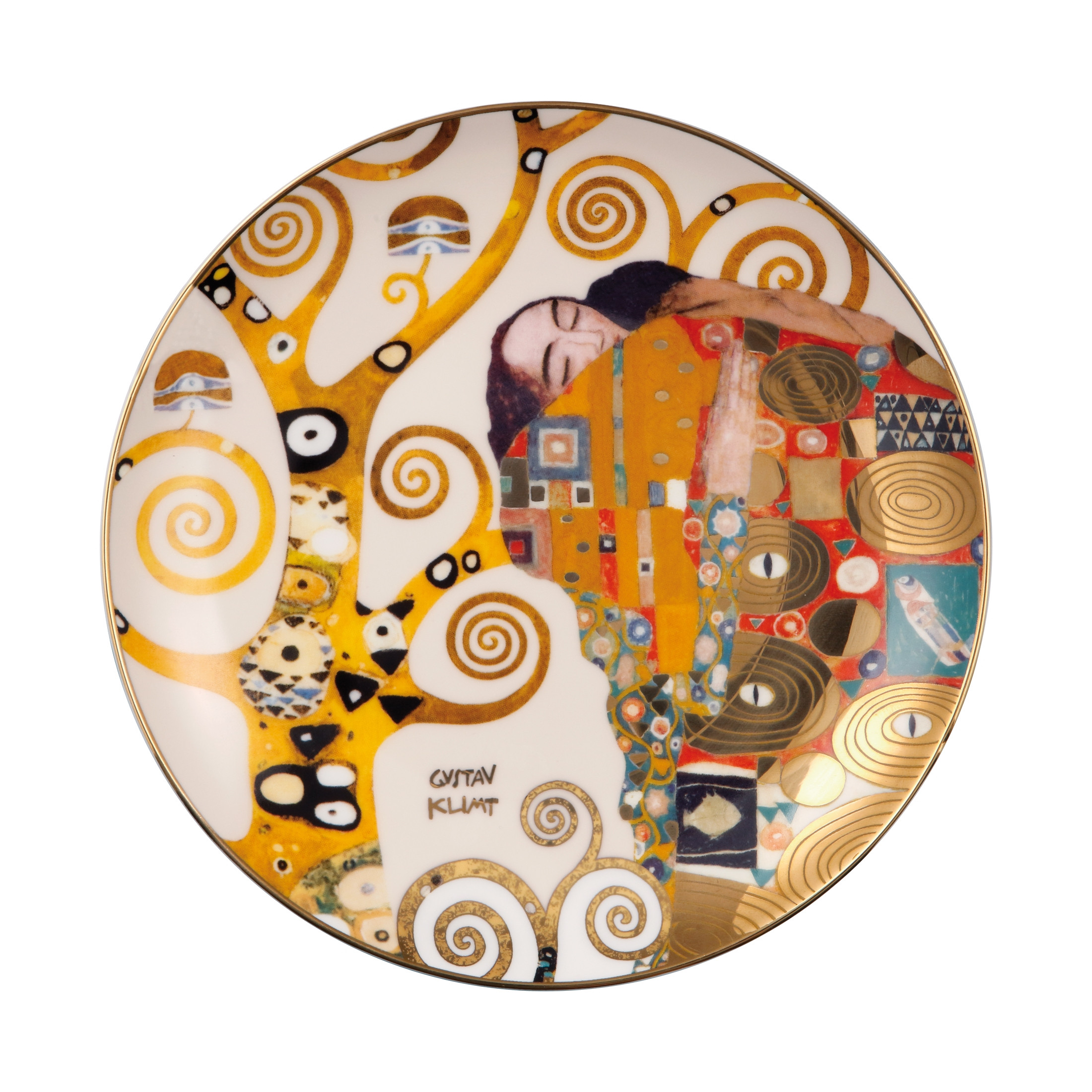 GOEBEL Teller 21 cm Erfüllung Artis Orbis Gustav Klimt