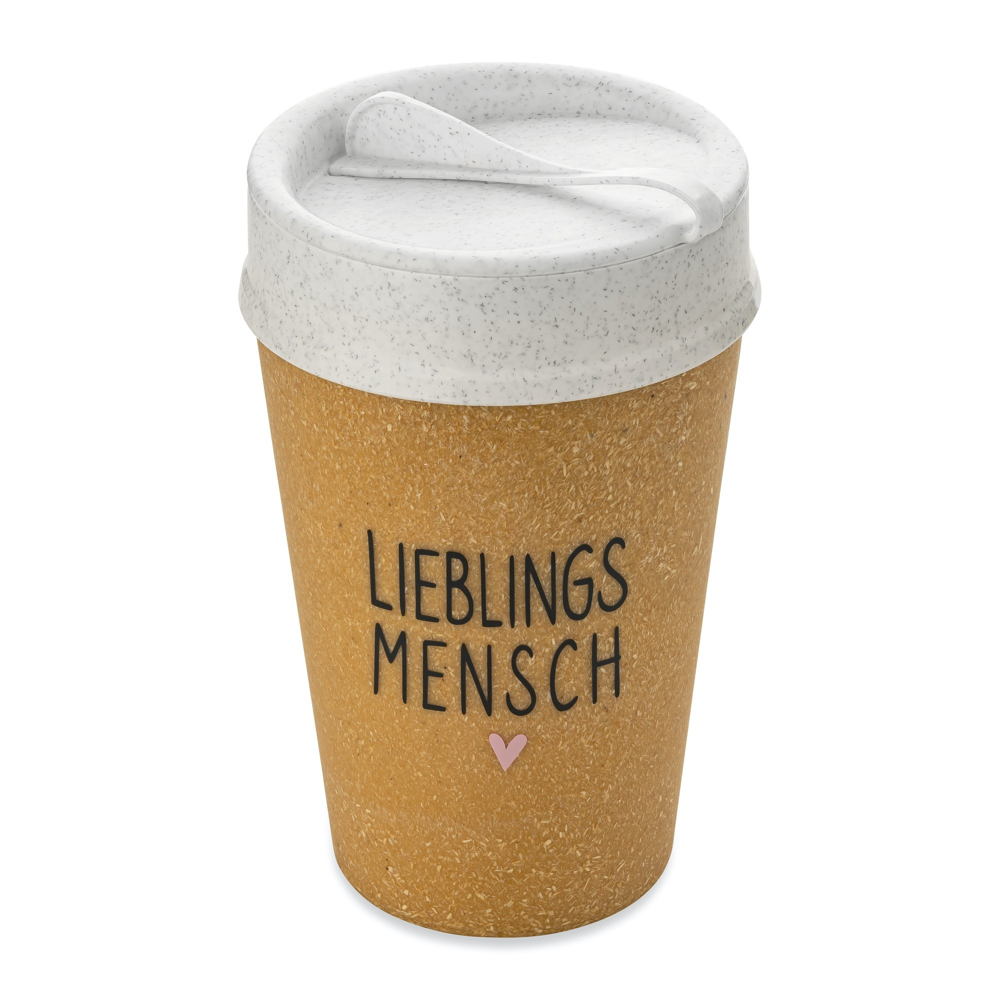 KOZIOL Thermobecher 400 ml Lieblingsmensch ISO TO GO